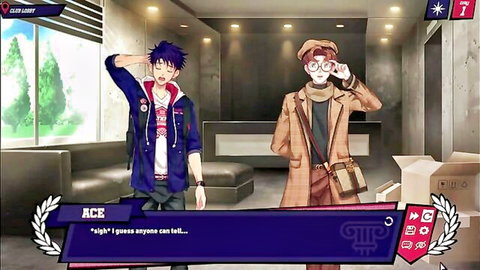 Ace saluting Bryce in Jock Studio demo, anime guys in casual wear