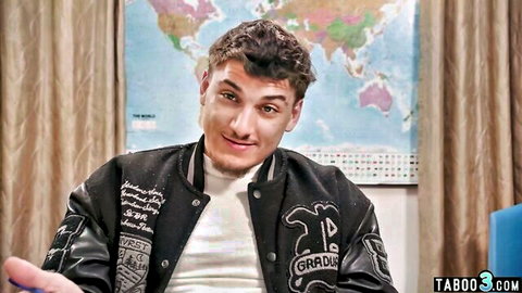 Adira Allure's hot student in varsity jacket ready to punish cougar bum