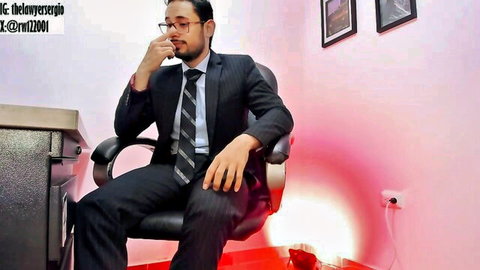 Colombian bisexual lawyer roleplay cam by Thesexlawyer1 in suit