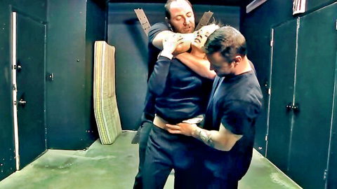 Rachel James in rough domination scene, skinny teen restrained