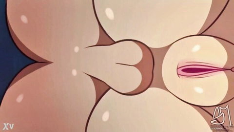 Hentai Tanjiro parody: animated step-sister doggystyle vaginal penetration