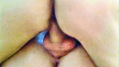 Amateur blonde's tight pussy pounded doggystyle on camera