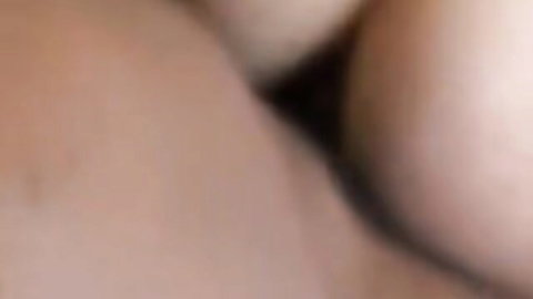 Kacey in Gangbang Auditions 7 close-up of pale-skinned woman's large breasts