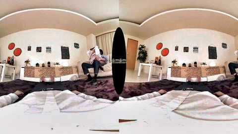 Japanese woman in steamy POV VR sex adventure on bed