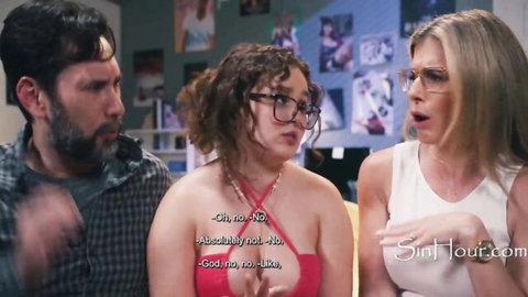 Shocked in-laws in forbidden pre-wedding threesome fling