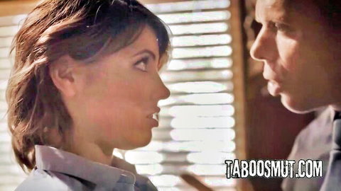 Brunette college girl gives in to professor's intense anal encounter