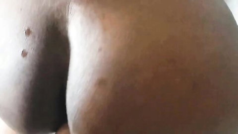 Barbie Crystal's big ebony BBW ass close-up in hardcore fuck with Tommy Wood