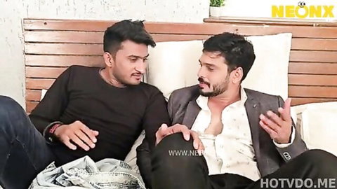 Two fit Indian men in close intimate chat, Gaanda Bai 2 Neonx hot film