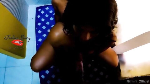 Curvy Indian babe with big ass gets fucked doggystyle in bathroom by muscular man cock in pussy