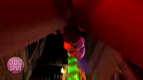 Wild punk girl deepthroats huge stranger dick multiple positions 3D animation