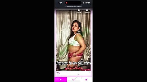 Priya Gamre pregnant in white bra red panties tattooed pose