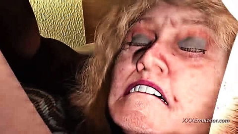 Blonde MILF grimacing in ecstasy during intense closeup face fuck
