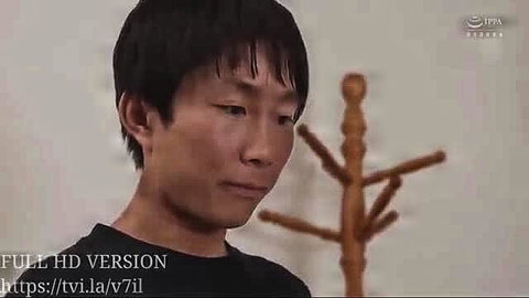 Asian man with short black hair looking serious in JAV scene