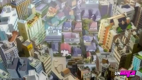 Anime JAV city skyline aerial view thumbnail, uncensored hentai girls humped