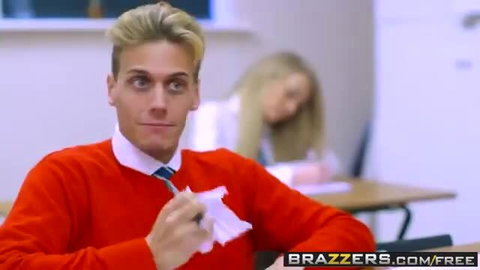 Nekane Sweet teases with big school boobs Chris Diamond