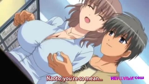 Busty Naoto with big tits gropes guy in steamy JAV sexfriend scene
