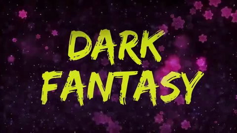 Dark Fantasy glowing title thumbnail for Indian hot couple sex video