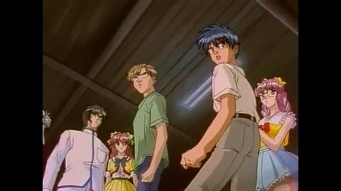Isaku vol. 1 anime hentai group with cute schoolgirls in dresses and boys