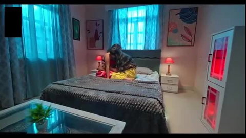 Indian lesbian bhabhi in yellow saree hot secret affair scene