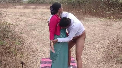 Desi Kavita Bhabhi fucked rough outdoors by boyfriend in jungle