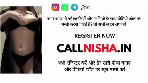 Indian maid in black lingerie teases with cleavage and abs, register now