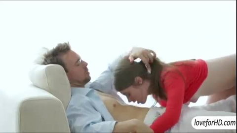 Alice March straddles man for early morning cowgirl fuck