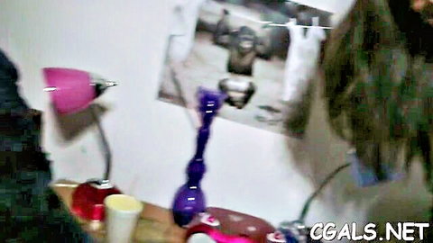 Two hot lesbians in intimate bedroom encounter