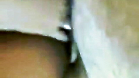 Blurry Spanish amateur couple in intimate sex pose