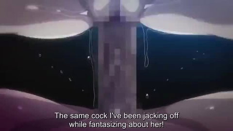 Hentai milf reveals husband's tiny cock in censored JAV scene