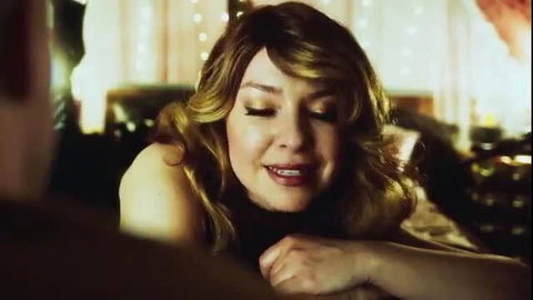 Jessica Ginkel sexy closeup in Message from Mom hot scene
