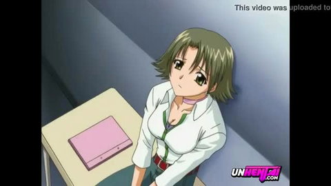 Anime stepsis in tight white shirt and collar teaches sex lesson