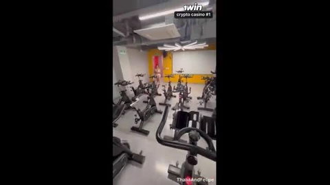 Thalia and Felipe intense spin bike fuck in cum-packed XXX action