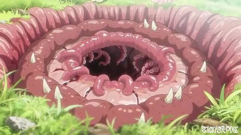 Anime hentai tentacle monster pussy mouth with tentacles in Tenta time vol.1