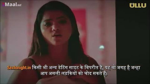 Indian housewife in lingerie surrenders to sext night passion