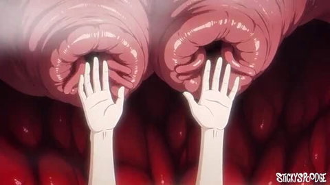Anime hentai girl hands deep in twin gaping pink pussies tenta time vol.1