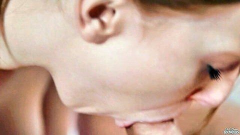Belinda Sweet giving close-up blowjob