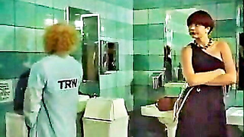 Desiree Cousteau enema scene with partner, Pretty Peaches 1978