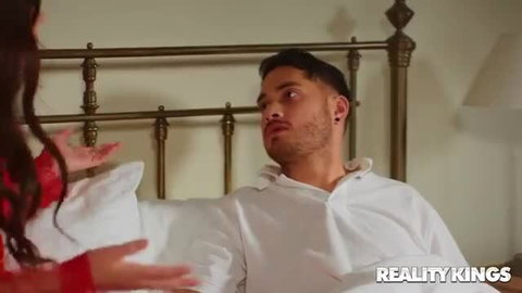 Valentina Nappi confronts Jordi El Nino Polla in bed on Valentine's Day