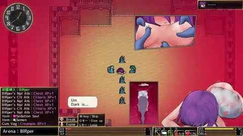 GamerWolfSix hentai gamer girl hump fun with wolf tail ass focus