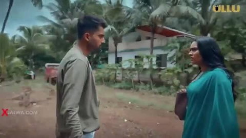 Sunaina Bhabhi in hot saree talk with guy, Indian web series thumbnail