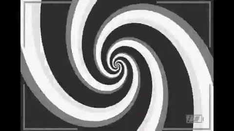 Hypnotic black and white spiral thumbnail for sissy boy sexy porn video