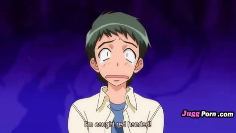 Anime stepbrother caught red-handed by busty culinary stepsis in steamy hentai
