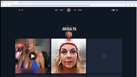 Kymber Leigh blurred face in red headband, lingerie tease thumbnail