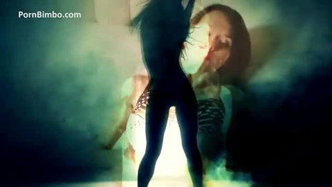 Samantha Sez hot brunette dancing in sexy lingerie HFO tease