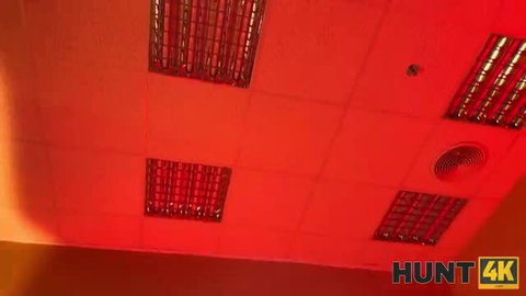 Red-lit ceiling in Vanessa Leone anal scene by Legal Porno