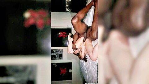 Madison Morgan redhead in interracial sex with black man