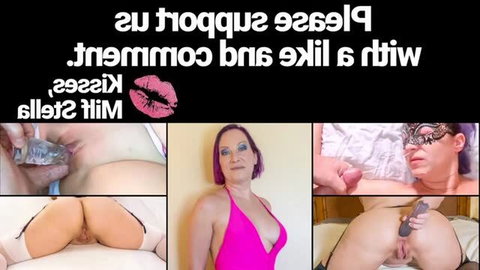 Filthy StepMom milks stepson cock with squirt kisses & creampie
