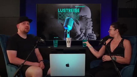 LustReise Podcast couple in lingerie discusses sex as sport hobby