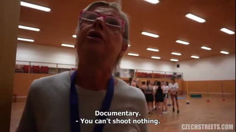 Petra yells 'You can't shoot nothing' in Czech Streets gym amateur scene