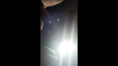 POV closeup of cock thrusting deep in wife's open mouth, amateur blowjob